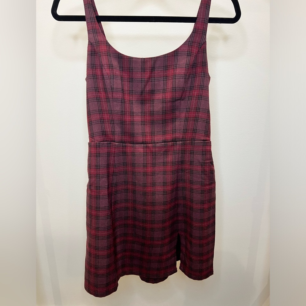 Aeropostale black and red grunge mini dress